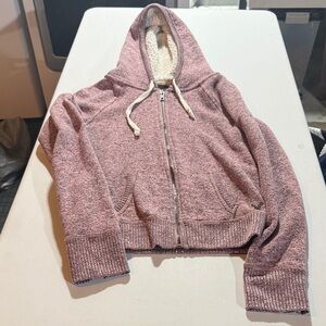 Cozy Pink Zip-Up Hoodie